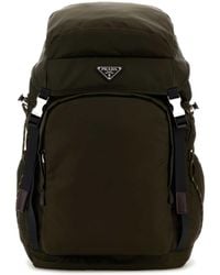 Prada - Canvas Backpack - Lyst
