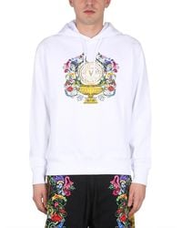 Versace Jeans Couture - Sweatshirt With Logo Print - Lyst