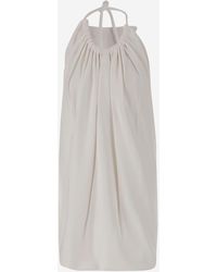 Sportmax - Long Viscose Mini Dress - Lyst