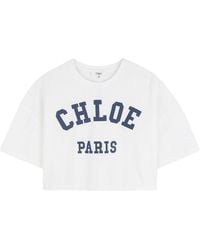 Chloé - Mini Girl's Chic T-Shirt For Ss26 - Lyst