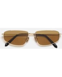 Retrosuperfuture - Zonnebril Isedra Mustard Fk5 Goud/bruin Unisex - Lyst