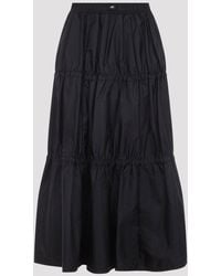 Moncler - Maxi-rok - Lyst