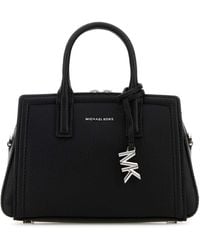 MICHAEL Michael Kors - Black Leather Laila Handbag - Lyst