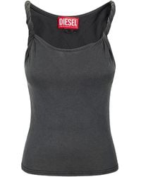 DIESEL - T-Twy Geknoopte Top - Lyst