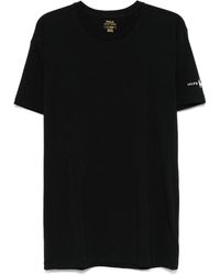 Polo Ralph Lauren - Undershirt With Logo On The Sleeves - Lyst