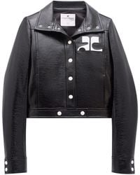 Courreges - Courrèges Vinyl Reedition Jacket - Lyst
