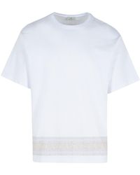 Etro - 'Soho' weißes Baumwoll -T -Shirt - Lyst