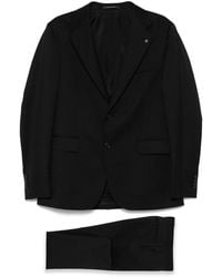 Tagliatore - Classic Wool Suit With English Rear Vents - Lyst