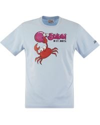 Mc2 Saint Barth - T Shirt With Print On Front Big Babol Special Edition - Lyst