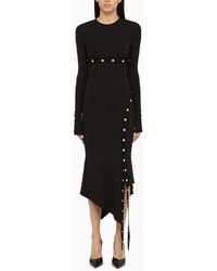 The Attico - Midi Dress With Snap Buttons - Lyst