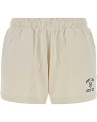 Sporty & Rich - Off Cotton Short - Lyst