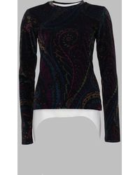 Etro - Stylish Top With Unique Print - Lyst
