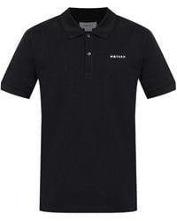 McQueen - Katoenen Poloshirt Met Geborduurd Logo - Lyst