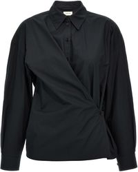 Lemaire - 'straight Collar Twisted' Shirt - Lyst
