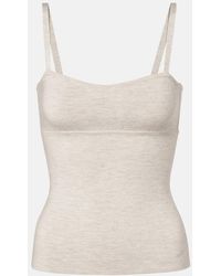 Max Mara - Epica Wool-Blend Top - Lyst