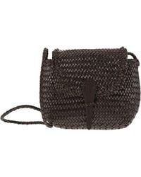 Dragon - Mini City Bag Woven Leather Bag - Lyst