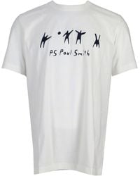 Paul Smith - Heren Reg Fit T-shirt Volleybal - Lyst