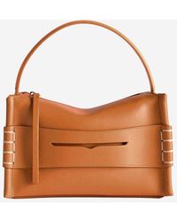 JW Anderson - Jw Anderson Small Leather Loafer Bag With Logo - Lyst