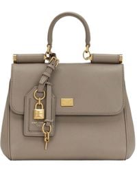 Dolce & Gabbana - Sicily Soft Leather Handbag - Lyst