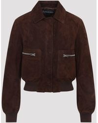 Tom Ford - Chaqueta bomber de ante de cordero de - Lyst