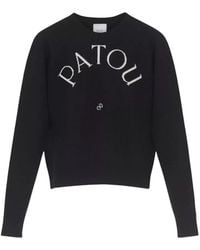 Patou - Pullover Schwarz - Lyst