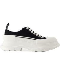 McQueen - Schoenen ,Zwart ,Tread Slick Lace Up - Lyst
