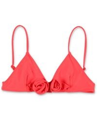 Coperni - Flower Detail Bikini Top - Lyst