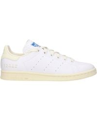 adidas - Stan Smith Damens Sneakers aus Öko-Leder in Weiß/Seidenbeige - Lyst