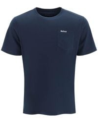 Barbour - T-shirt de poche de poitrine classique - Lyst