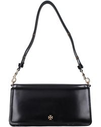 Tory Burch - Black Leather Shoulder Bag - Lyst