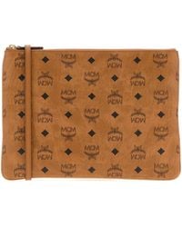 MCM - Printed Canvas Aren Crossbody Bag - Lyst