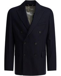 Golden Goose - Blazer de lana con doble botonadura de - Lyst