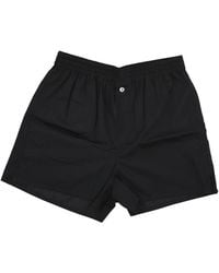 LA ROSE - Cotton Buttoned Shorts - Lyst