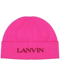 Lanvin - Hats Fucsia - Lyst