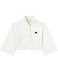 Palm Angels - "Monogram recortado" Camisa de polo - Lyst