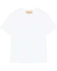 Valentino - Vgold Cotton T-Shirt - Lyst