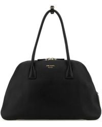 Prada - Leather Medium Shopping Bag - Lyst