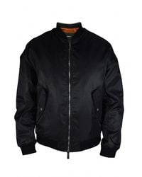 DSquared² - Nylon Bomber Jacket With Graphic Velcro Straps - Lyst