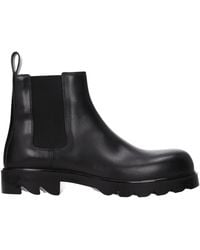 Bottega Veneta - Leather Ankle Boots For - Lyst