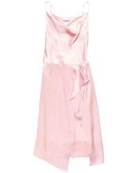 Acne Studios - Shiny Satin Slip Dress - Lyst