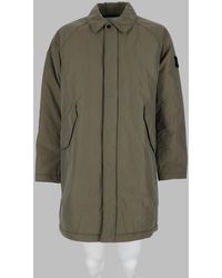 Stone Island - Military Trench Coat - Lyst