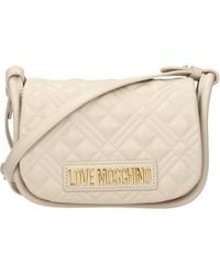 Love Moschino - Crossbody Bags Polyurethane/Ivory - Lyst