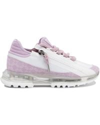 Givenchy - Textile And Leather Sneakers - Lyst