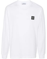 Stone Island - T Shirt M/Lunga - Lyst