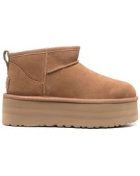 UGG - "classic Ultra Mini Platform" Enkelschoenen - Lyst