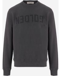 Golden Goose - Cotton Sweatshirt With Logo - Lyst