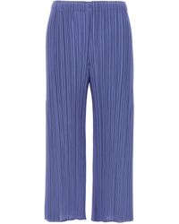 Pleats Please Issey Miyake - Pliegues por favor issey miyake 'colores mensuales: pantalones de marzo' - Lyst