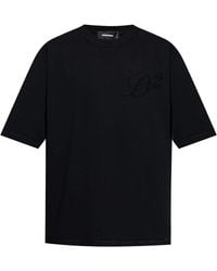 DSquared² - T-shirts et polos noirs - Lyst