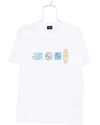 Paul Smith - PS por Paul Smith Stickers Tampón de algodón estampado - Lyst
