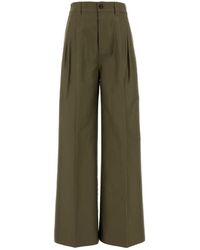 Maison Margiela - Army Cotton Wide-Leg Pant - Lyst